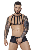 Pikante Men's Underwear PIK 1086 Hard Harness Jockstrap Color Black