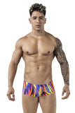 Pikante Men's Underwear PIK 1828 Abstract Trunks Color Purple