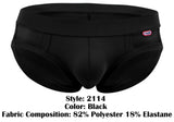 Pikante Men's Underwear PIK 2114 Lenox Briefs Color Black