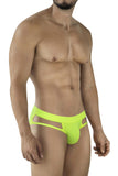 Pikante Men's Underwear PIK 2114 Lenox Briefs Color Neon Green