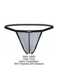 Pikante 26092 PIK 26092 Hathor C-Sock in Gray ‚Äì Bold Minimalist Men's Underwear Color Gray