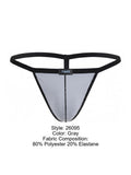 Pikante 26095 PIK 26095 Nut G-String - Color Gray