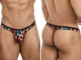 Pikante Men's Underwear 26124 Animal Print Thongs Color Multi-colored
