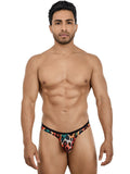 Pikante Men's Underwear 26124 Animal Print Thongs Color Multi-colored