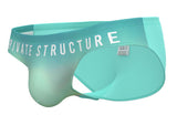 Private Structure Men's Underwear BRUT4392 Bare Bikini Color Cyan Mist