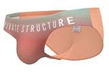 Private Structure Men's Underwear BRUT4392 Bare Bikini Color Orange