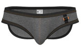 Private Structure Men's Underwear LCUT4358 Barn Boy Low Rise Mini Brief Color Stone Gray