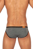 Private Structure Men's Underwear LCUT4358 Barn Boy Low Rise Mini Brief Color Stone Gray