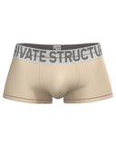 Private Structure Men's Underwear MOUX4103 Mo Lite Mid Waist Trunk Color Cream