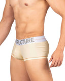 Private Structure Men's Underwear MOUX4103 Mo Lite Mid Waist Trunk Color Cream