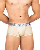 Private Structure Men's Underwear MOUX4103 Mo Lite Mid Waist Trunk Color Cream