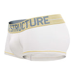 Private Structure MOUX4103 Mo Lite Mid Waist Trunks Color White