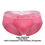 Private Structure Men's Underwear PBUZ3748 Platinum Bamboo Contour Briefs Color Blush