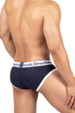 Private Structure Men's Underwear SCUS4529 Classic Mid Waist Mini Brief Color Navy