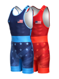 The Spangled UWW Series Men's Singlet