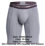 Mundo Unico Men's Underwear 25040100323 Albaricoque Boxer Briefs Color 59-Gray