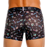 Mundo Unico Men's Underwear 25060100103 Hongos Trunks Color 99-Black