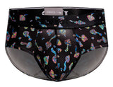Mundo Unico Men's Underwear 25060101103 Hongos Briefs Color 99-Black