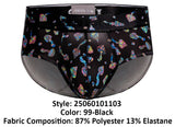 Unico 25060101103 Hongos Briefs Color 99-Black