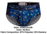 Mundo Unico Men's Underwear 25060101106 Pacer Briefs Color 46-Blue