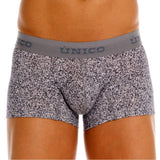 Mundo Unico Men's Underwear 26020100114 Suede Trunks Color 59-Gray