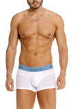 Mundo Unico Men's Underwear 26020100122 Sedoso Trunks Color 00-White
