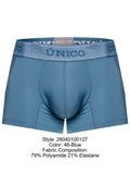 Unico 26040100127 Classic Trunks Color 46-Blue - Premium Athletic Comfort