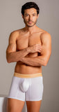 Unico 26040100225 Amber Boxer Briefs Color 00-White: Premium Comfort