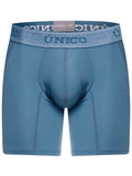 Mundo Unico Men's Underwear 26040100227 Classic Boxer Briefs Color 46-Blue - Premium Comfort and Fit
