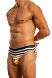 Nautical Stripe Low-Rise Swimsuit