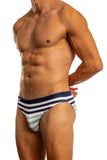 Nautical Stripe Low-Rise Swimsuit
