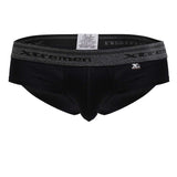 Xtremen Men's Underwear 41315 Cotton Blend Briefs Color Black