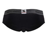 Xtremen Men's Underwear 41315 Cotton Blend Briefs Color Black