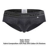 Xtremen Men's Underwear 41315 Cotton Blend Briefs Color Cross