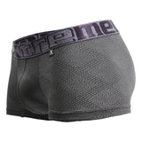 Xtremen Men's Underwear 54446C Jacquard Stripes Boxer Briefs Color Gray
