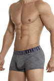 Xtremen Men's Underwear 54446C Jacquard Stripes Boxer Briefs Color Gray