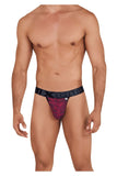 Xtremen Men's Underwear 91098X Microfiber Mesh Bikini Color Red