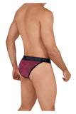 Xtremen Men's Underwear 91098X Microfiber Mesh Bikini Color Red