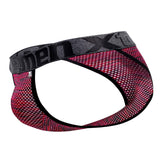 Xtremen Men's Underwear 91098X Microfiber Mesh Bikini Color Red