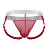 Xtremen 91134 Mesh Jockstrap Color Red