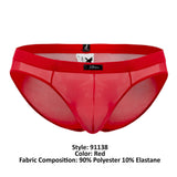 Xtremen 91138 Mesh Briefs Color Red