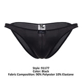 Xtremen Men's Underwear 91177 Microfiber Bikini Color Black