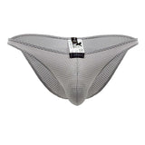 Xtremen Men's Underwear 91186 Mesh Bikini Color Gray