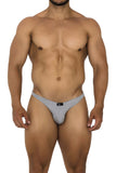 Xtremen Men's Underwear 91186 Mesh Bikini Color Gray