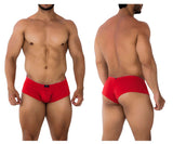 Xtremen Men's Underwear 91190 Jacquard Trunks Color Red