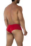 Xtremen Men's Underwear 91190 Jacquard Trunks Color Red