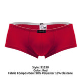 Xtremen Men's Underwear 91190 Jacquard Trunks Color Red