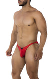 Xtremen Men's Underwear 91192 Jacquard Bikini Color Red