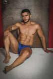 Xtremen Men's Underwear 91192 Jacquard Bikini Color Royal Blue