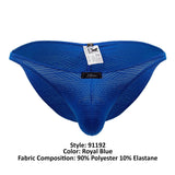 Xtremen Men's Underwear 91192 Jacquard Bikini Color Royal Blue